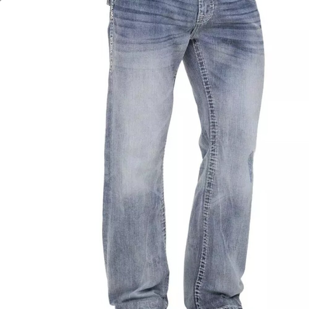 Mens Rock Revival Jeans